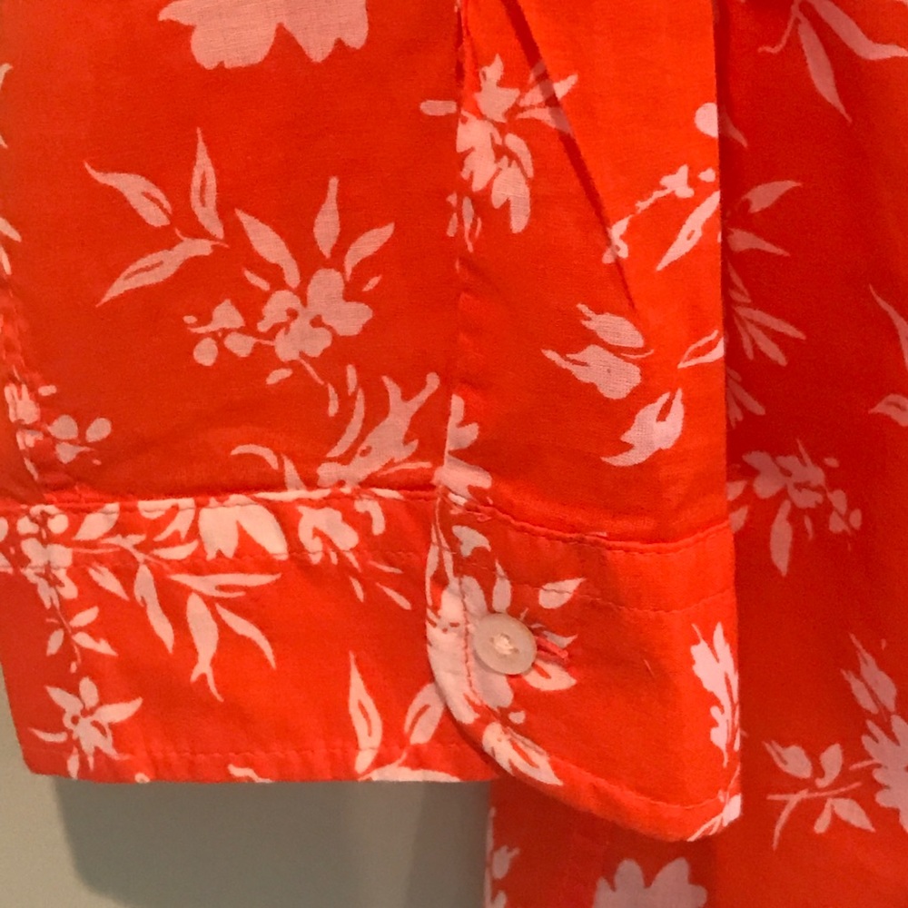 Ralph Lauren Long Sleeve Orange Button Down Size L - Picture 5 of 5